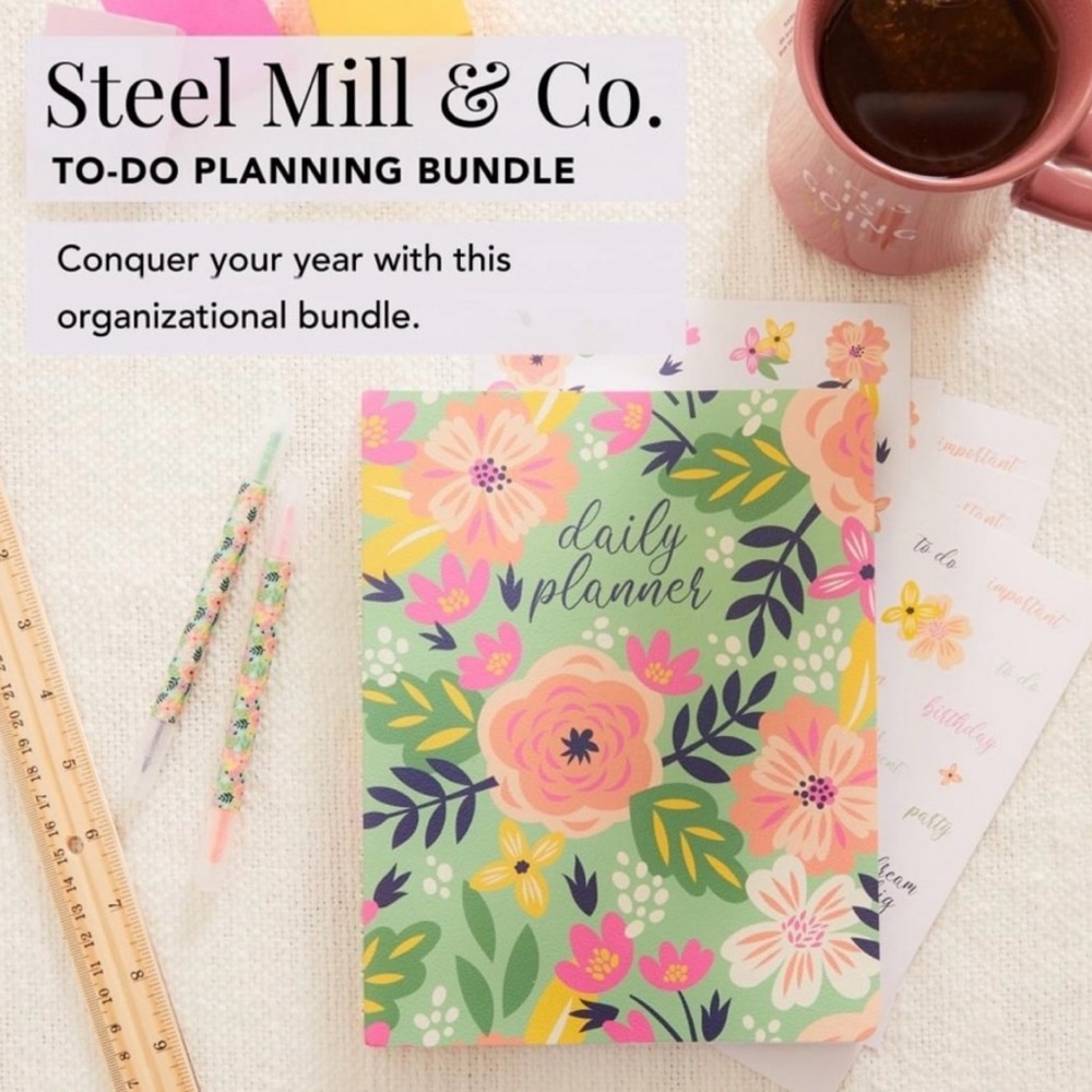 ‼️Winter Sale❄️‼️ NWOT STEEL MILL & CO. To-Do Planning Bundle📓🗓️